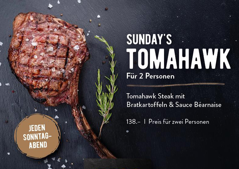 RIBS Sunday's Tomahawk